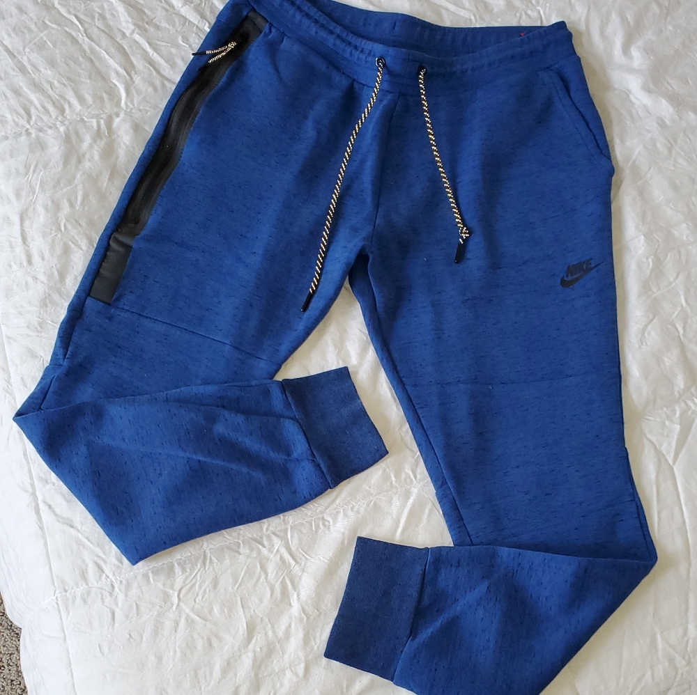 Nike Tech Fleece 2.0 Jogger Pants - RARE Blue